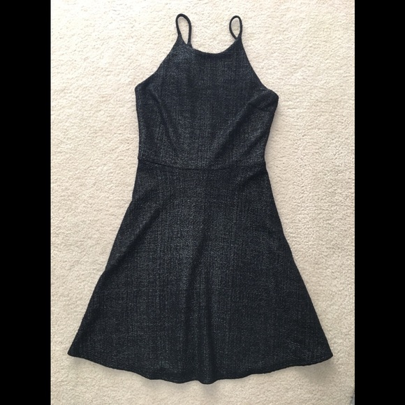 Aqua Dresses & Skirts - Girl’s Dress size small (girls 12-14). Metalic black